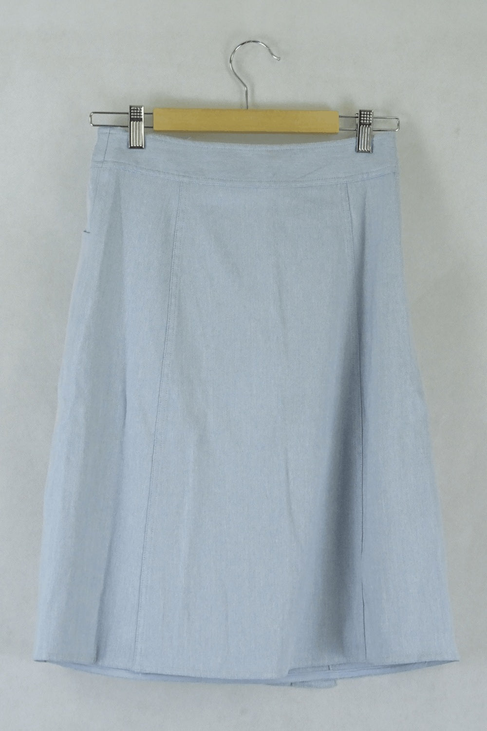 One More Light Blue A Line Skirt M