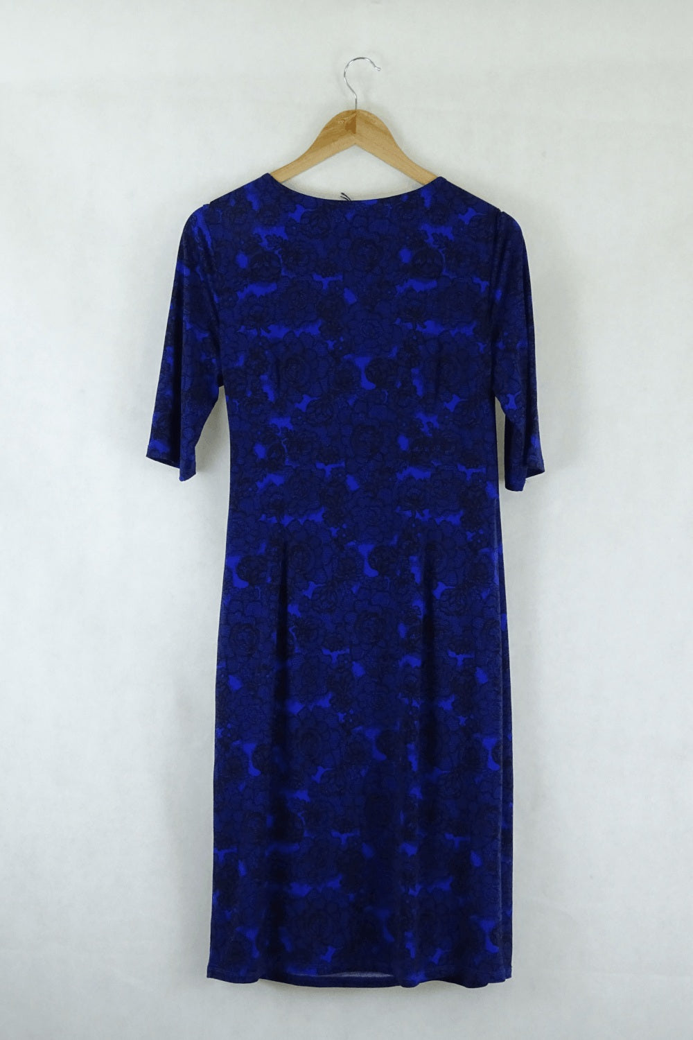 Diana Ferrari Blue And Lace Dress L