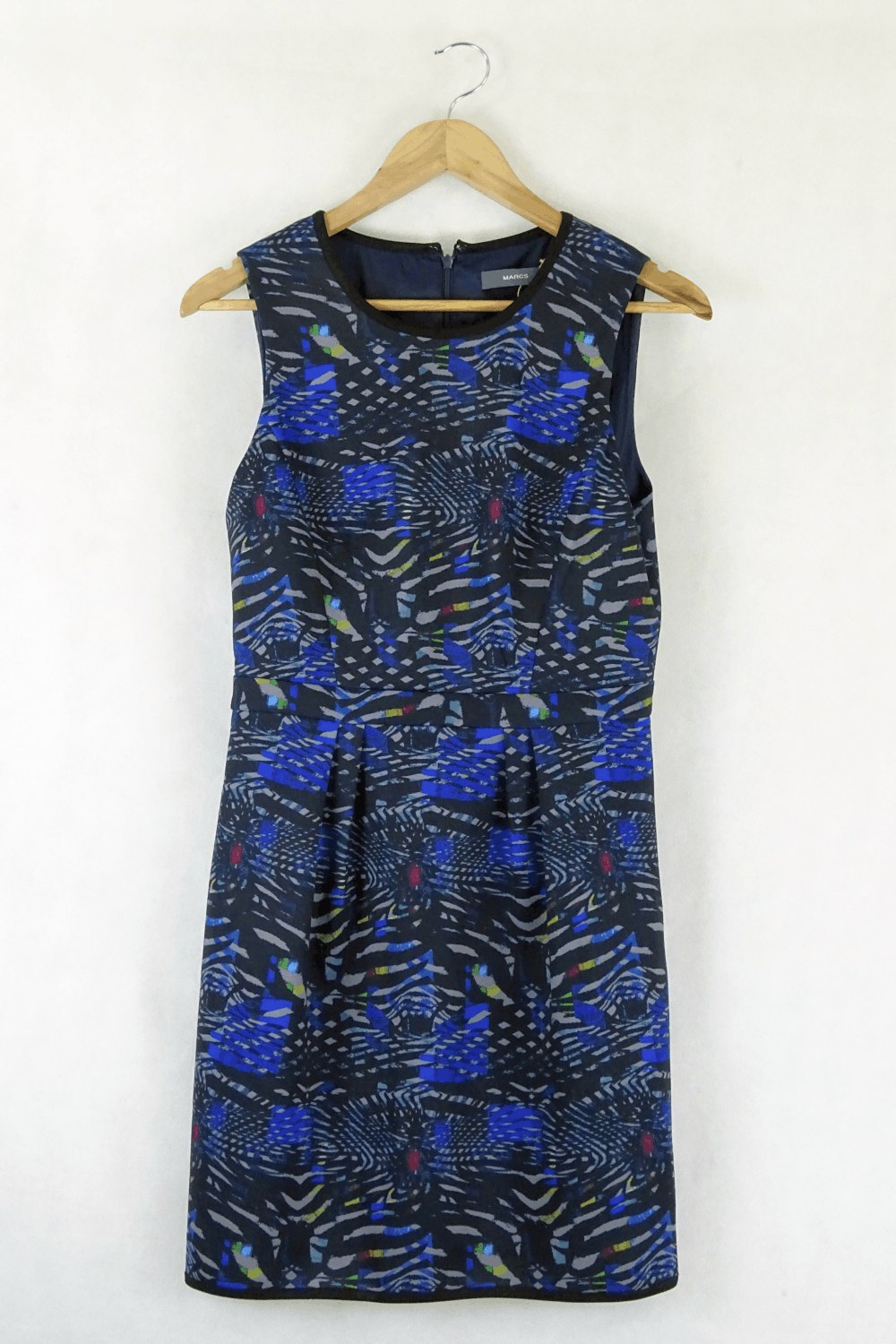 Marcs Navy Print Dress 10