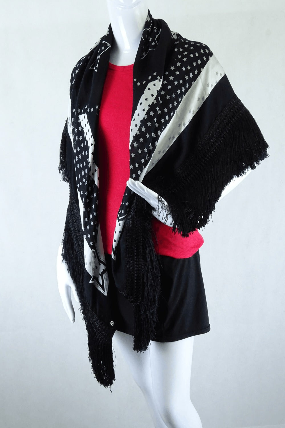 Mimco Black And White Scarf