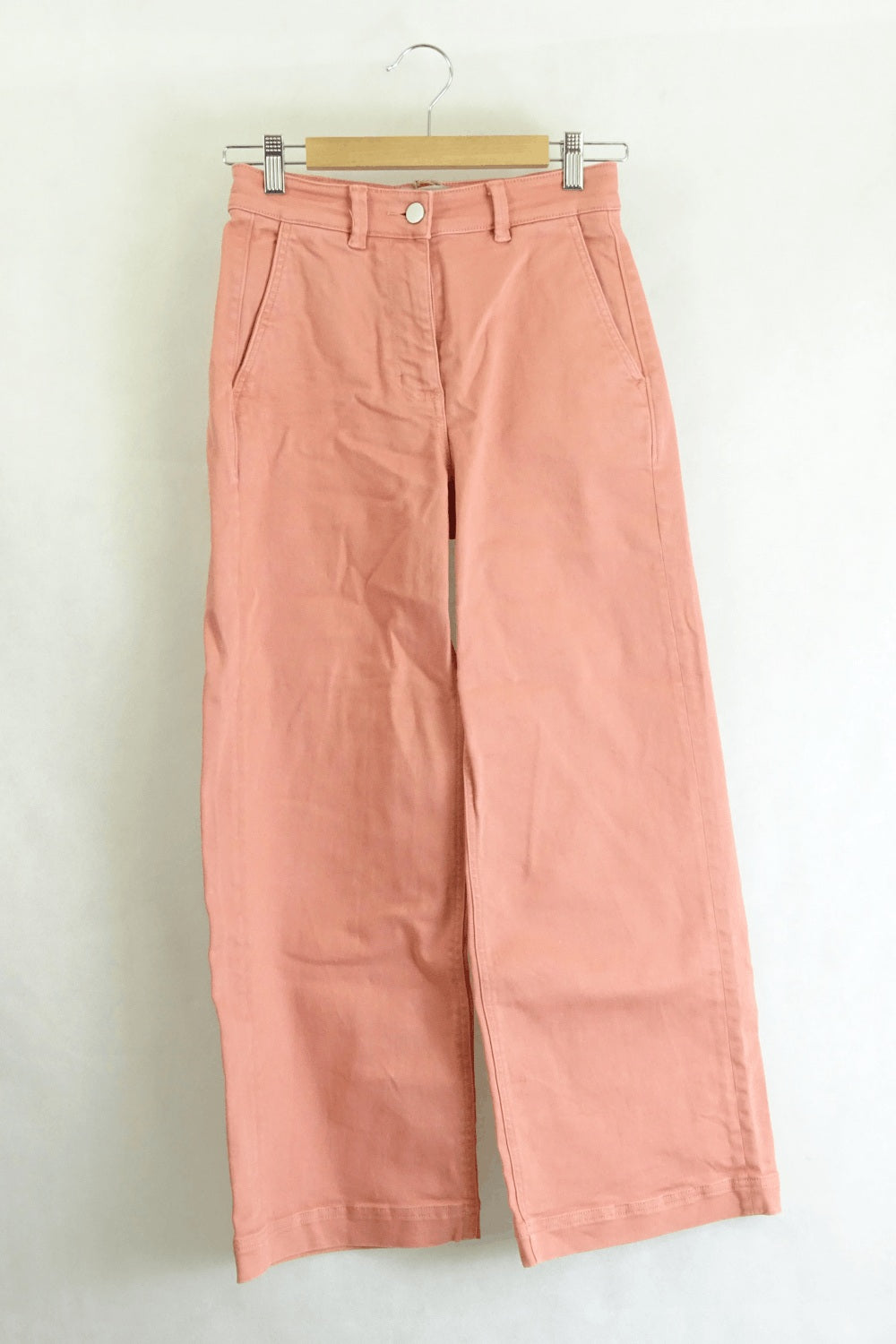Everlane Peach Wide-Leg Jeans XS