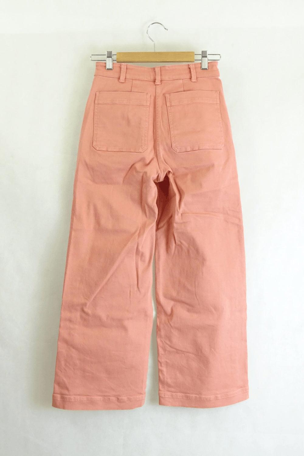 Everlane Peach Wide-Leg Jeans XS