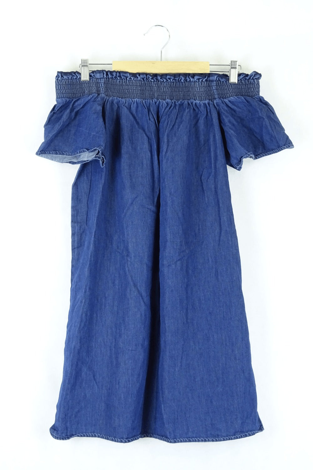 Warehouse Blue Denim Dress 10