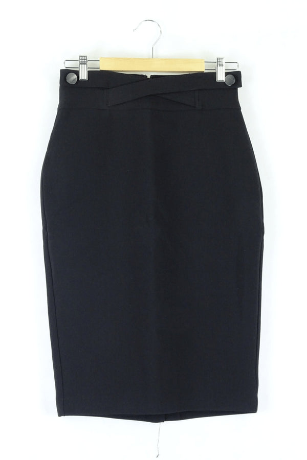 Portmans Black Business Skirt 10 Reluv Clothing Australia