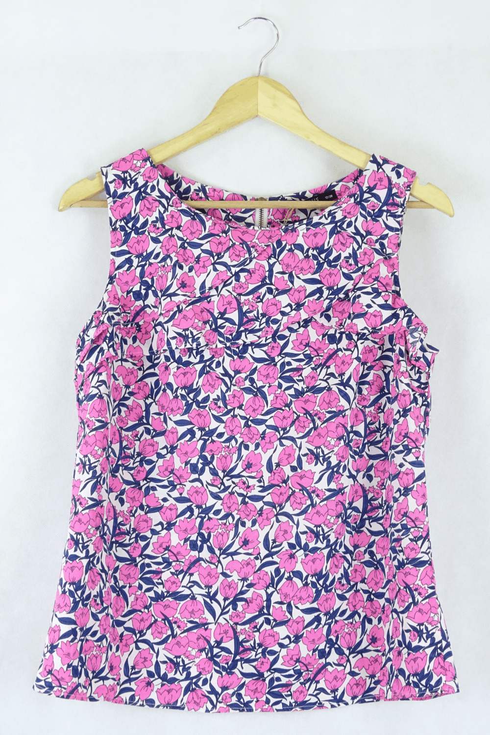 Oasis Printed Pink Blouse 12