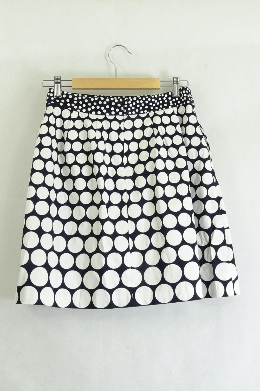 Jigsaw Black And White Polka Dot Skirt 8