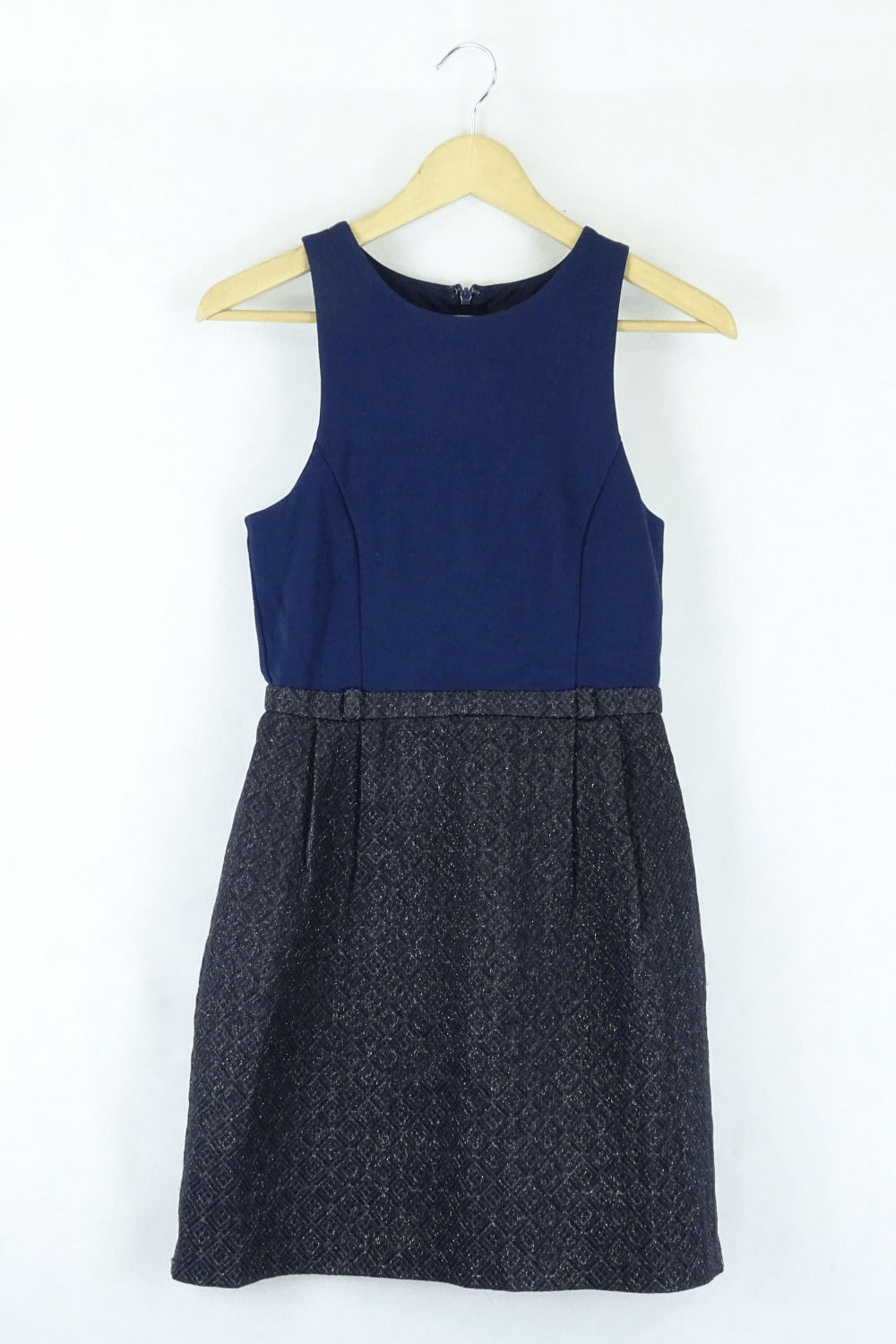 Forever New Navy Sleeveless Dress 8