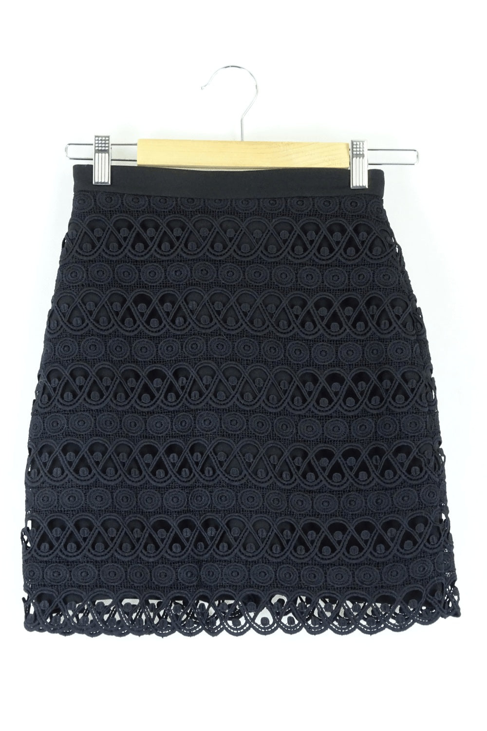 Kookai Lace Black Skirt 34 ( AU 6)