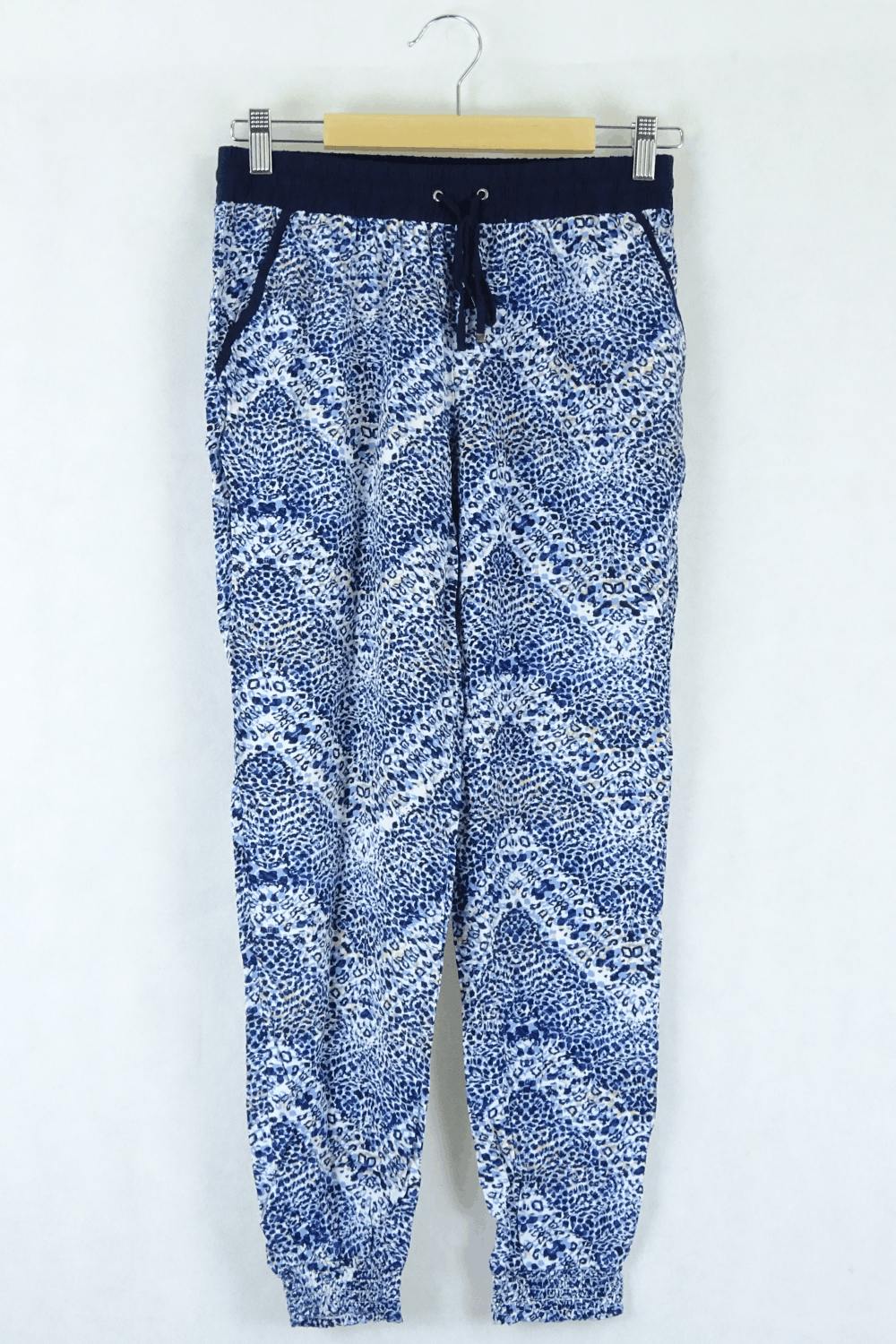 Just Jeans Navy and White Printed Pants 8