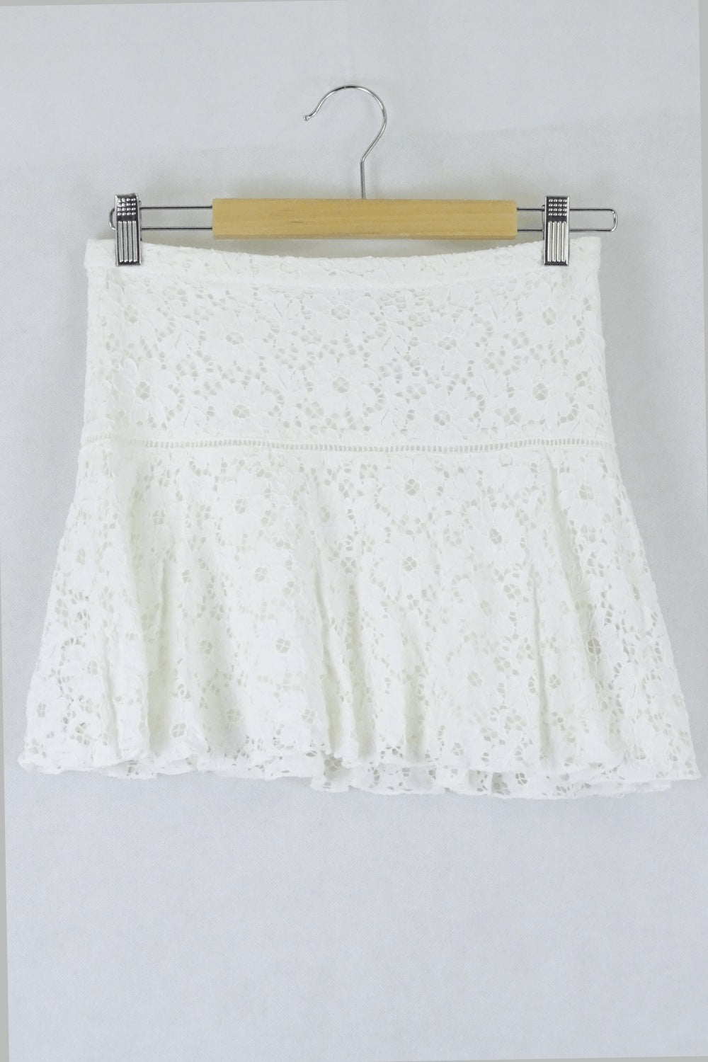 Sportsgirl White Lace Skirt XS