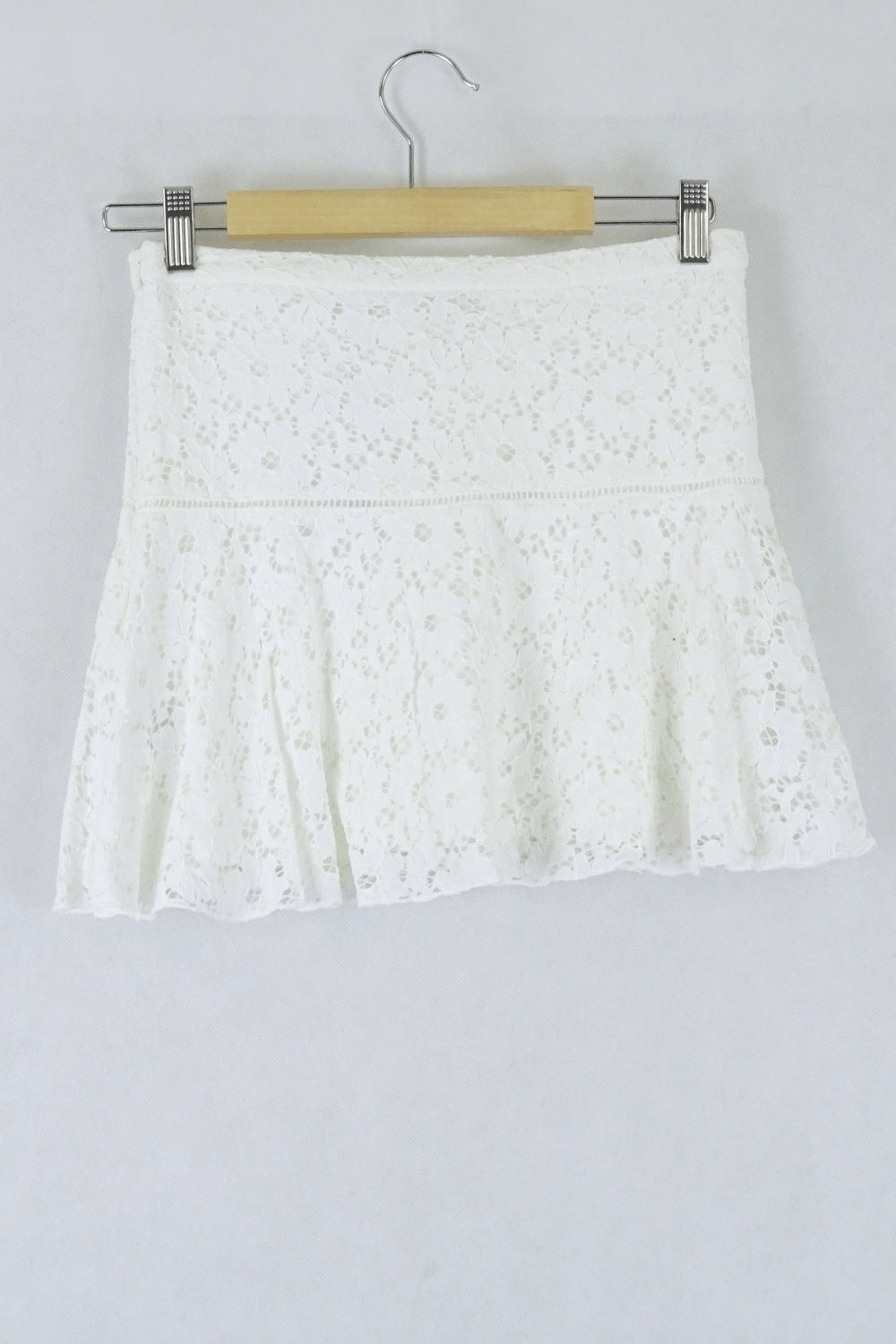 Sportsgirl White Lace Skirt XS