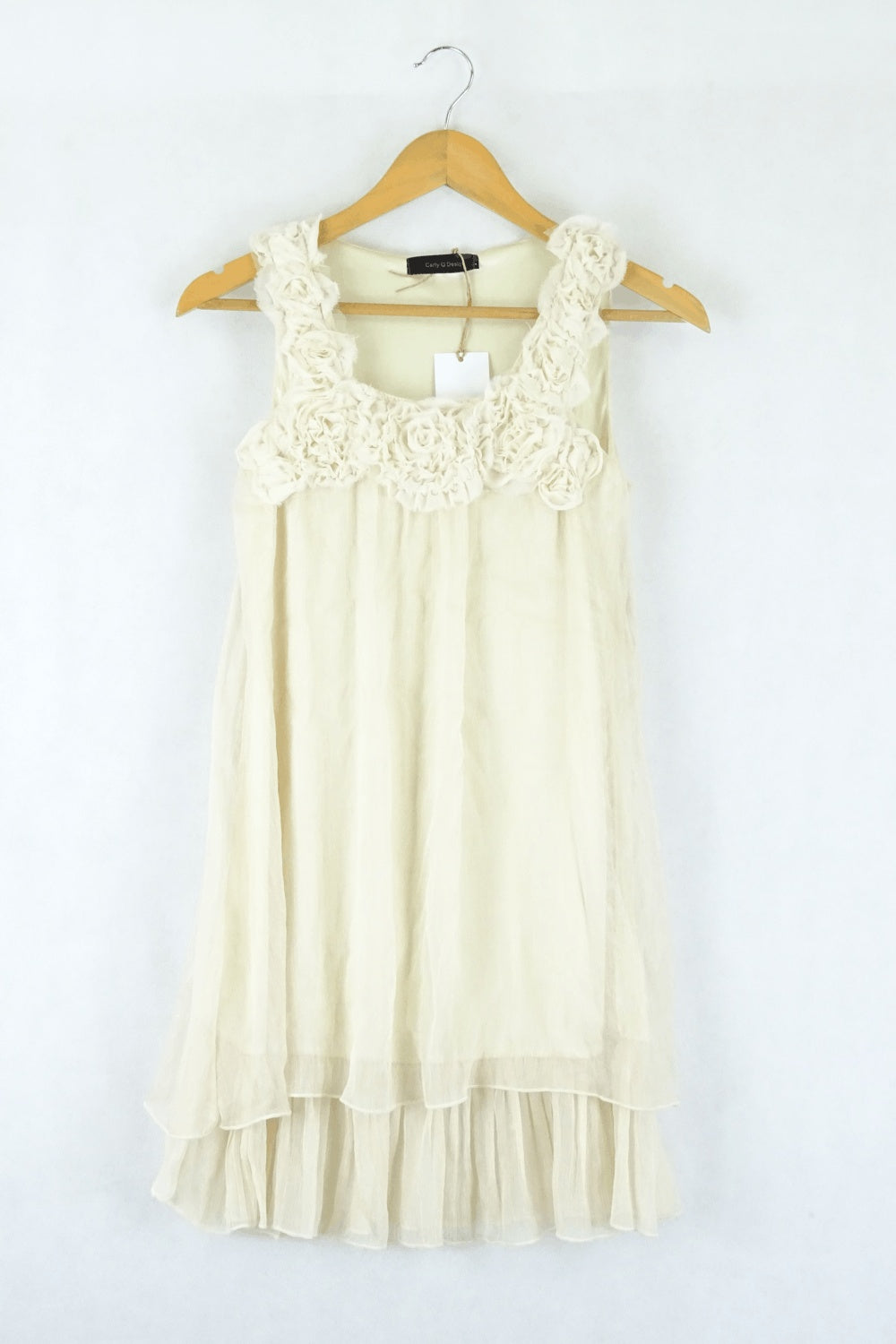 Carly Q Design Cream Dress S