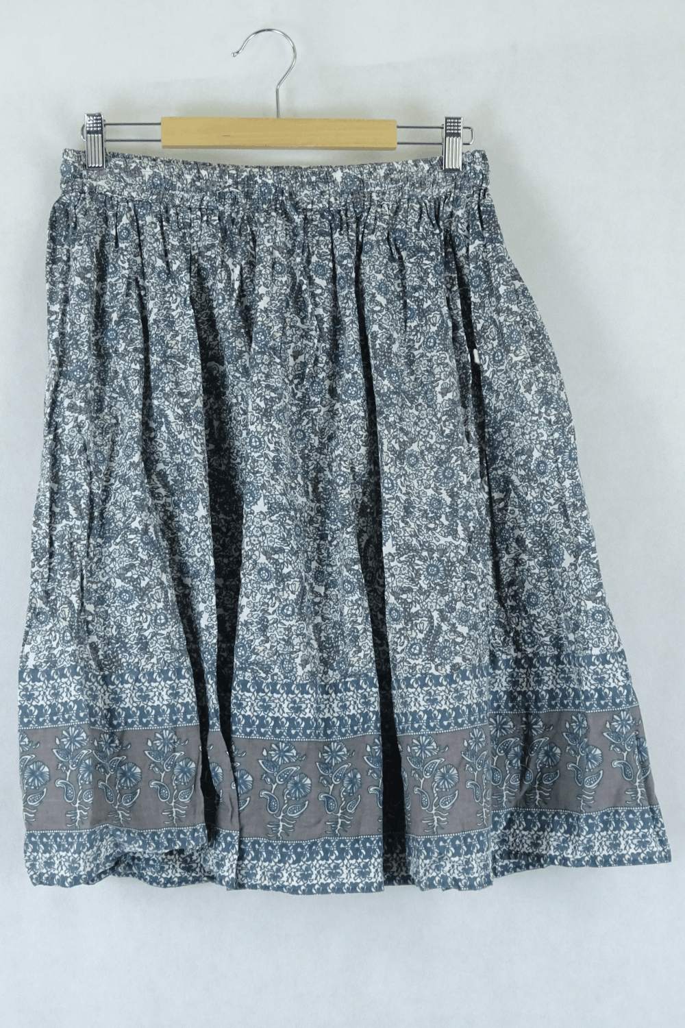 Fabrik Blue Floral Skirt 3 ( AU 8 - 10)