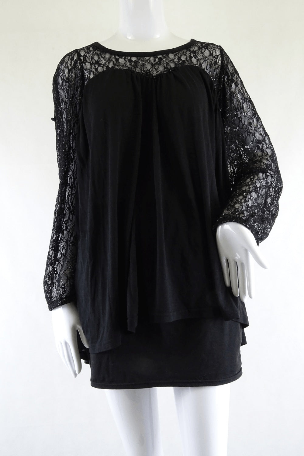 Rusty Black and Lace Top 10