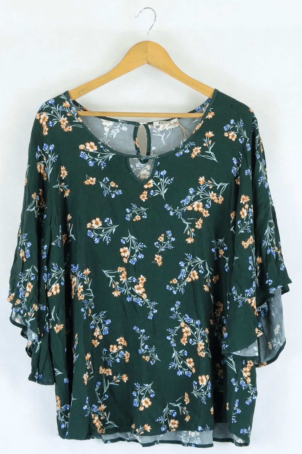 Beme Green Blouse 16