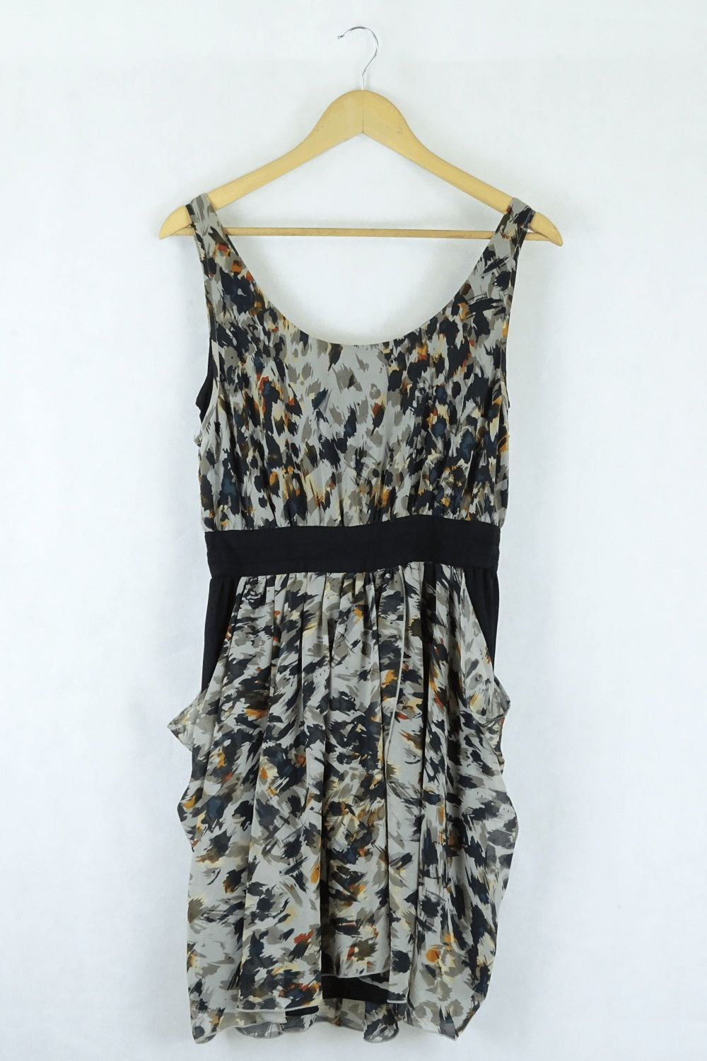 Portmans Brown Patterned Dress 10