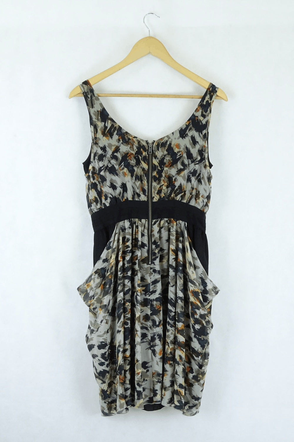 Portmans Brown Patterned Dress 10