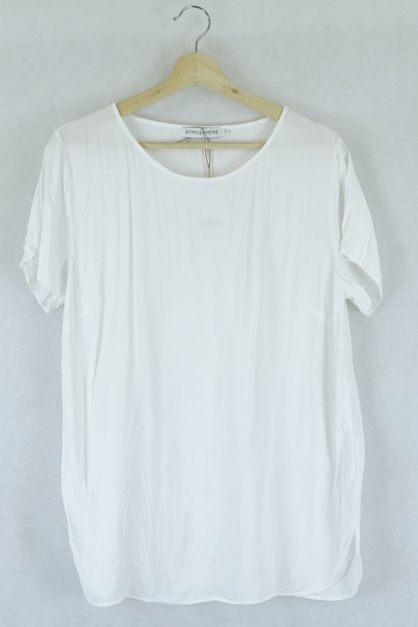 Atmos & Here White Blouse 16 - Reluv Clothing Australia