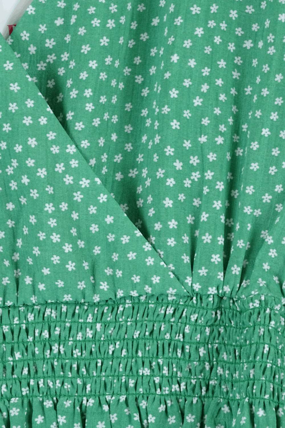 Savel Green Flower Print Dress 16