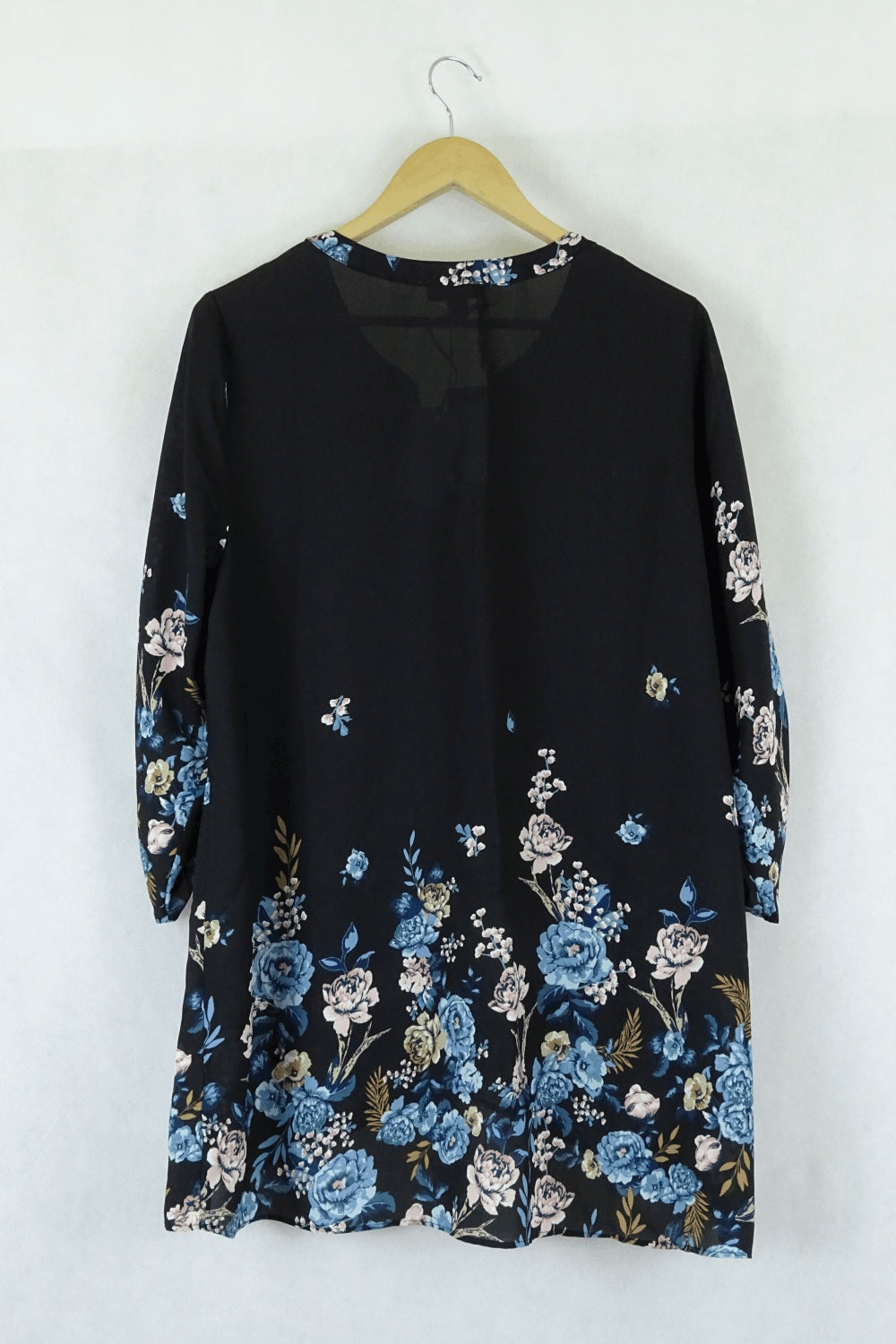 Autograph Floral and Black &#39;Bluebell&#39; Blouse 14