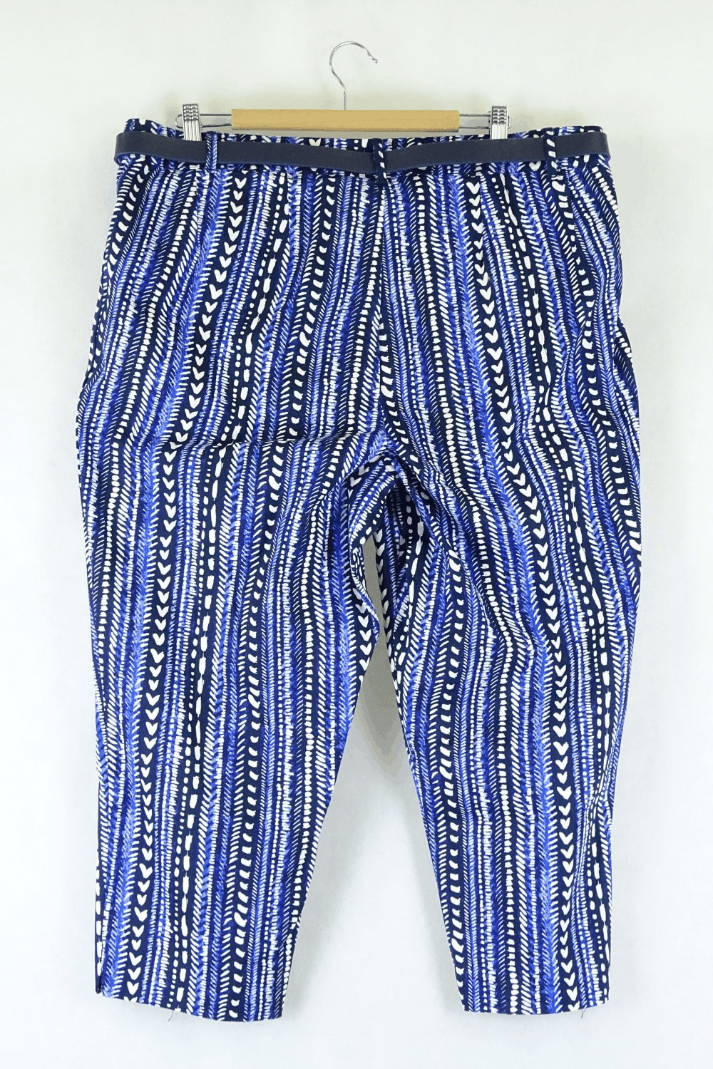 Autograph Blue Print Pants 18
