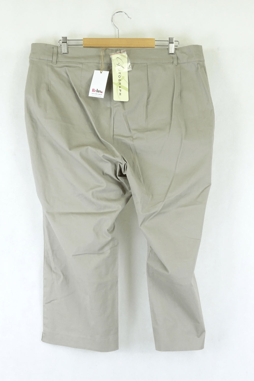Autograph Taupe Cropped Pants 18
