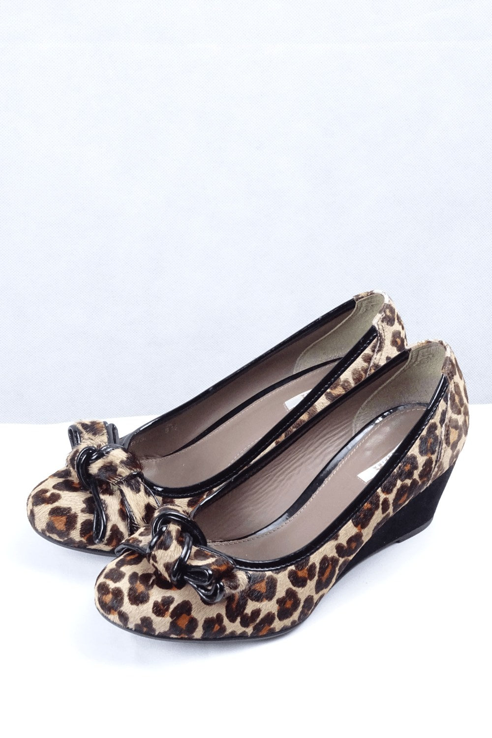 Geox Leopard Print Wedges 6 AU