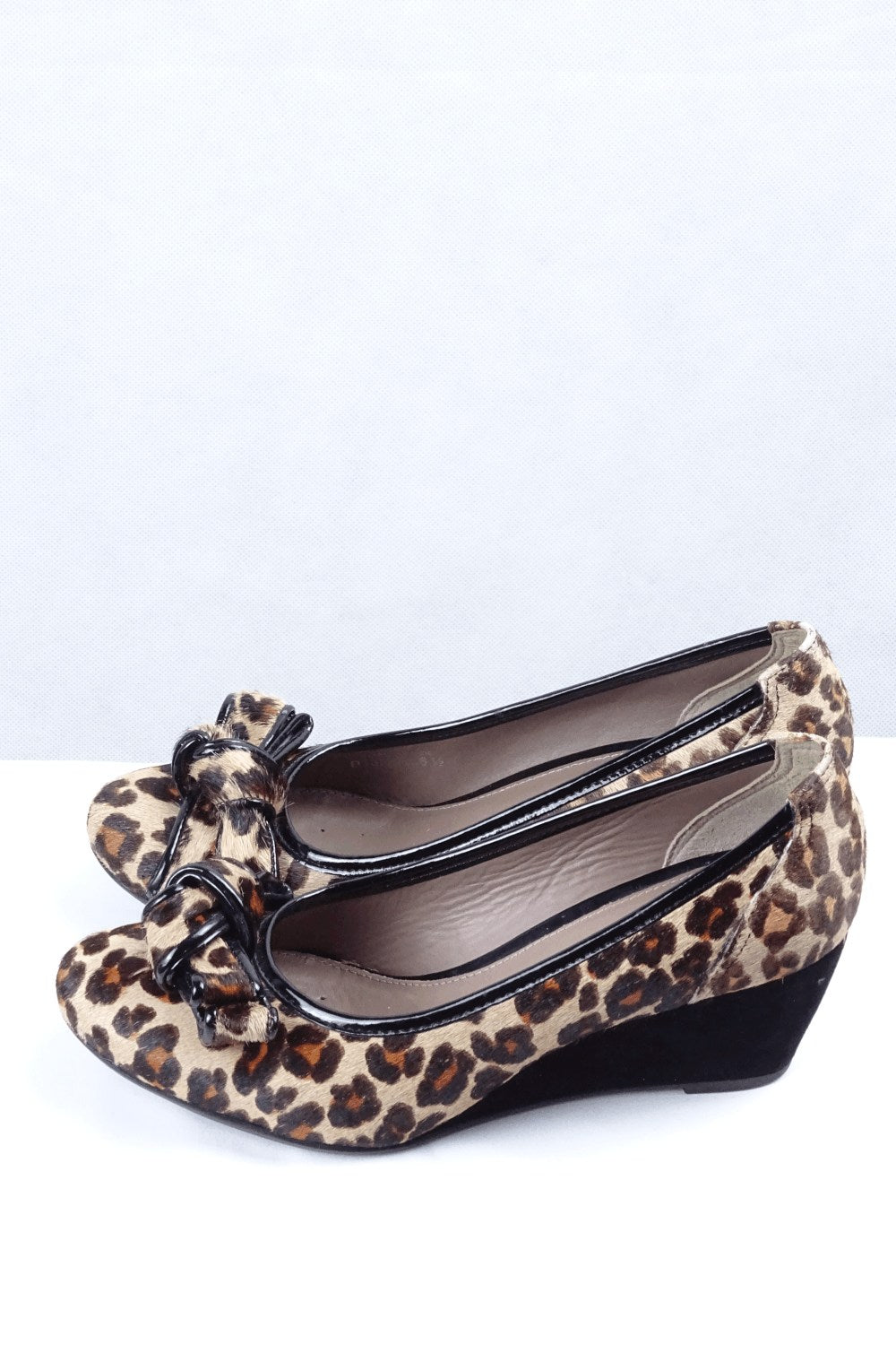 Geox Leopard Print Wedges 6 AU
