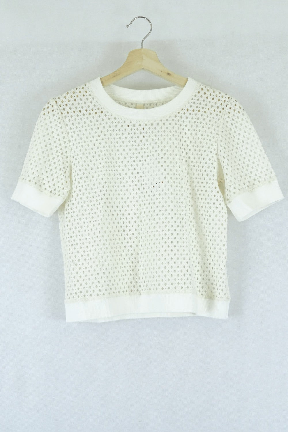 Sylvester White Knit Top Xs