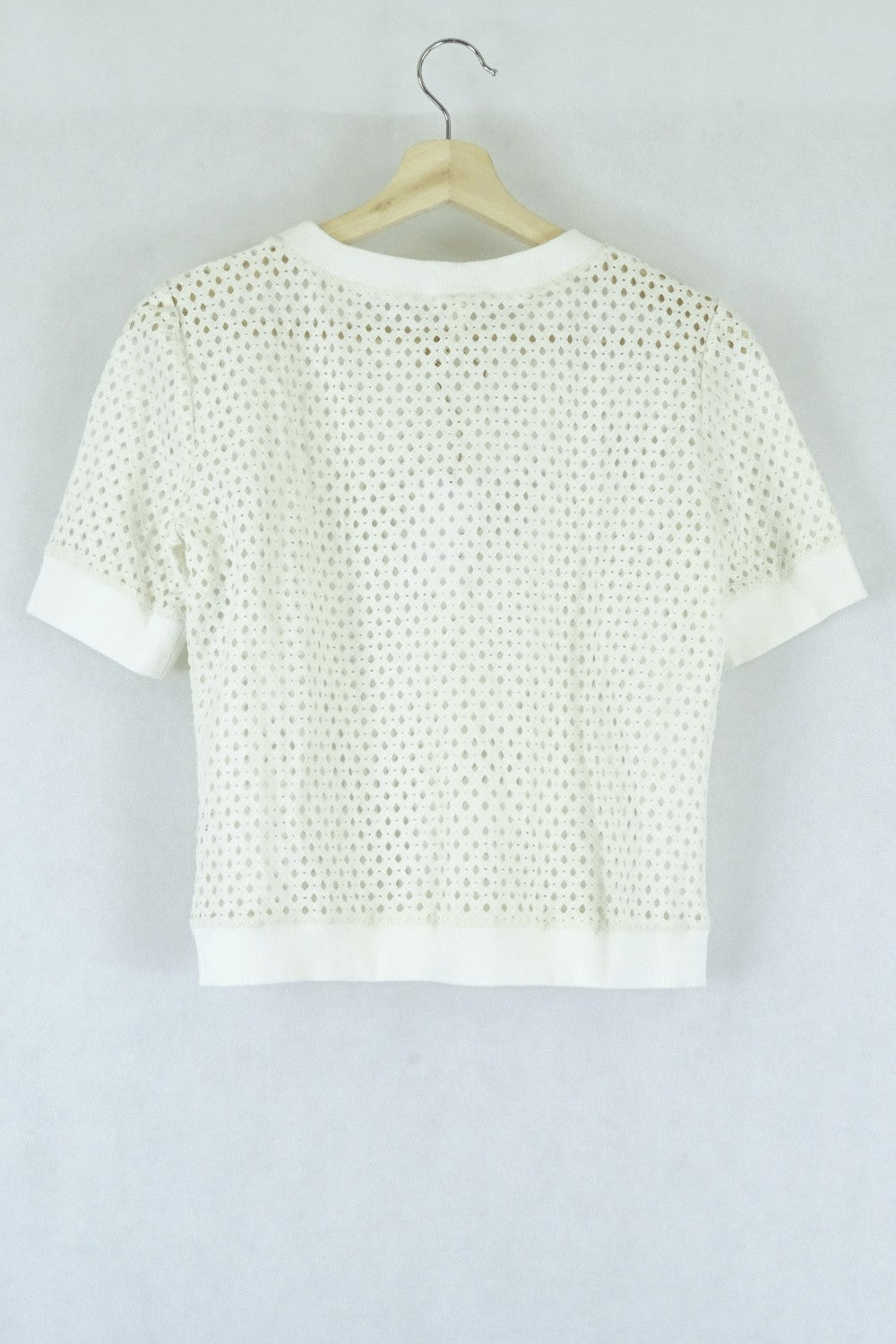 Sylvester White Knit Top Xs