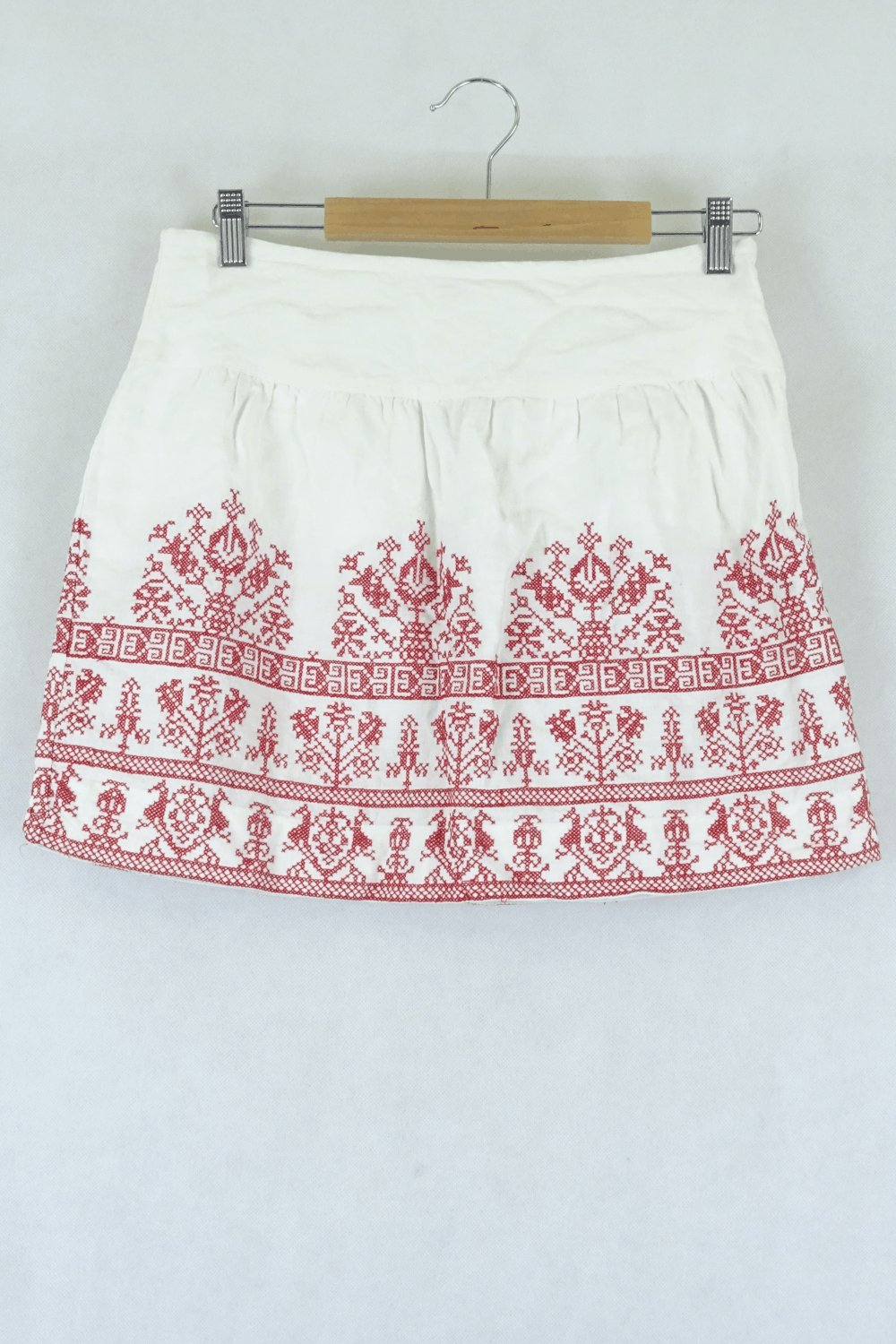 Tilly By Lee Mathews Red And White Skirt 2 (Au 10)