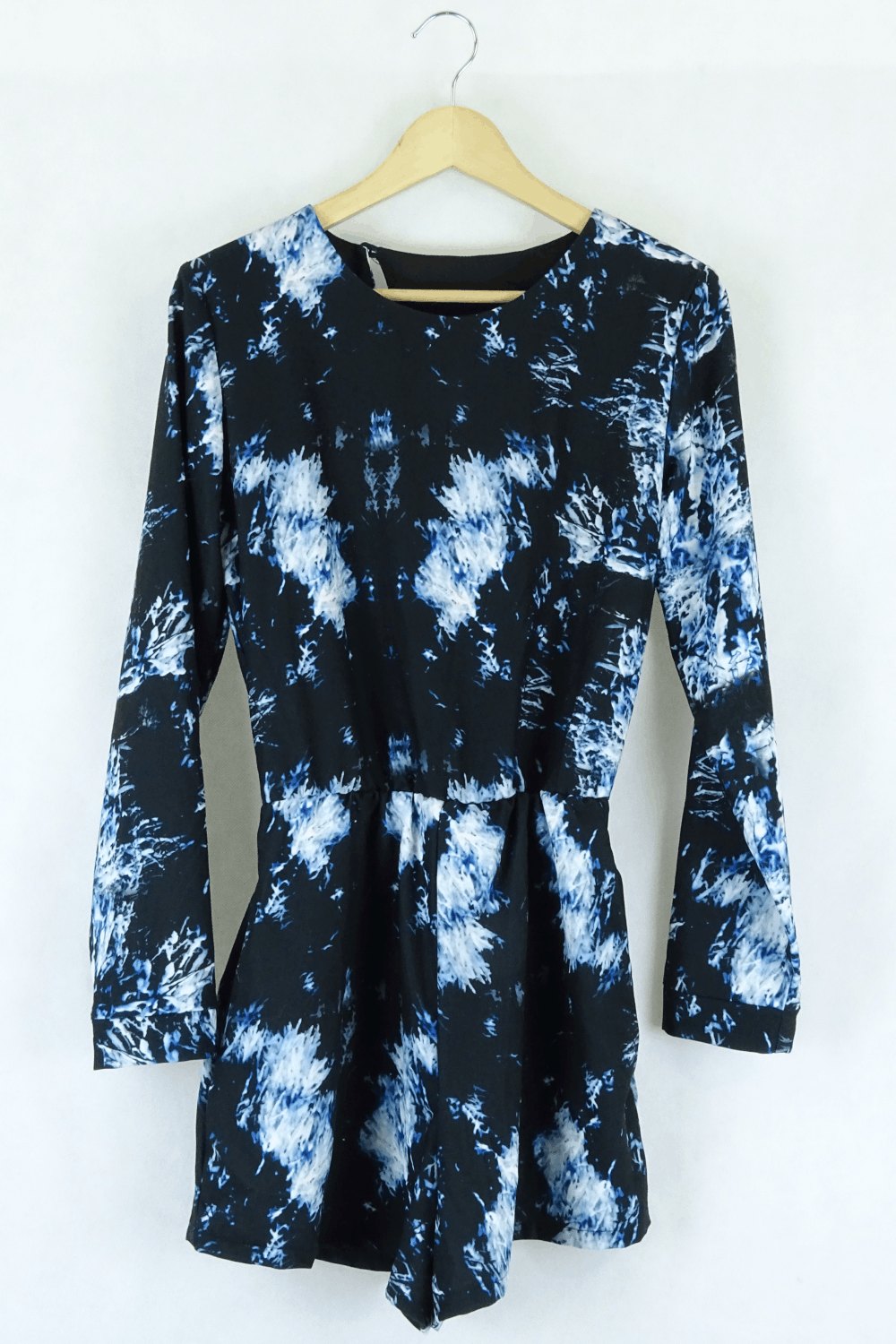 Backstage Blue And Black Jumpsuit Xs