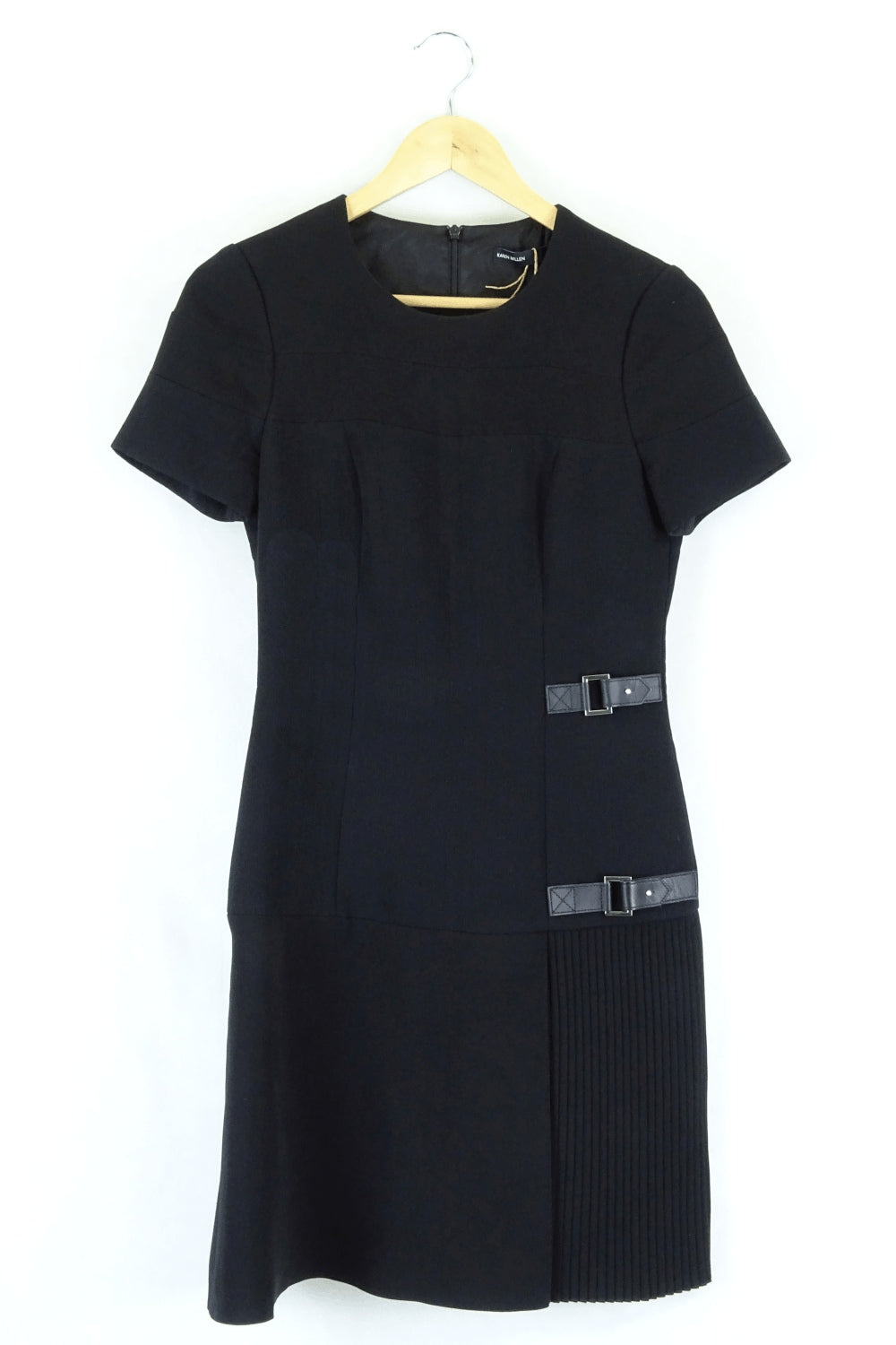 Karen Millen 'Military' Black Dress 10