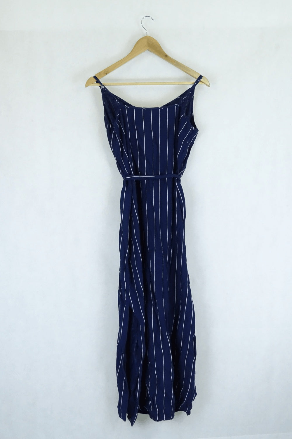 Forever New Striped White And Blue Dress 12