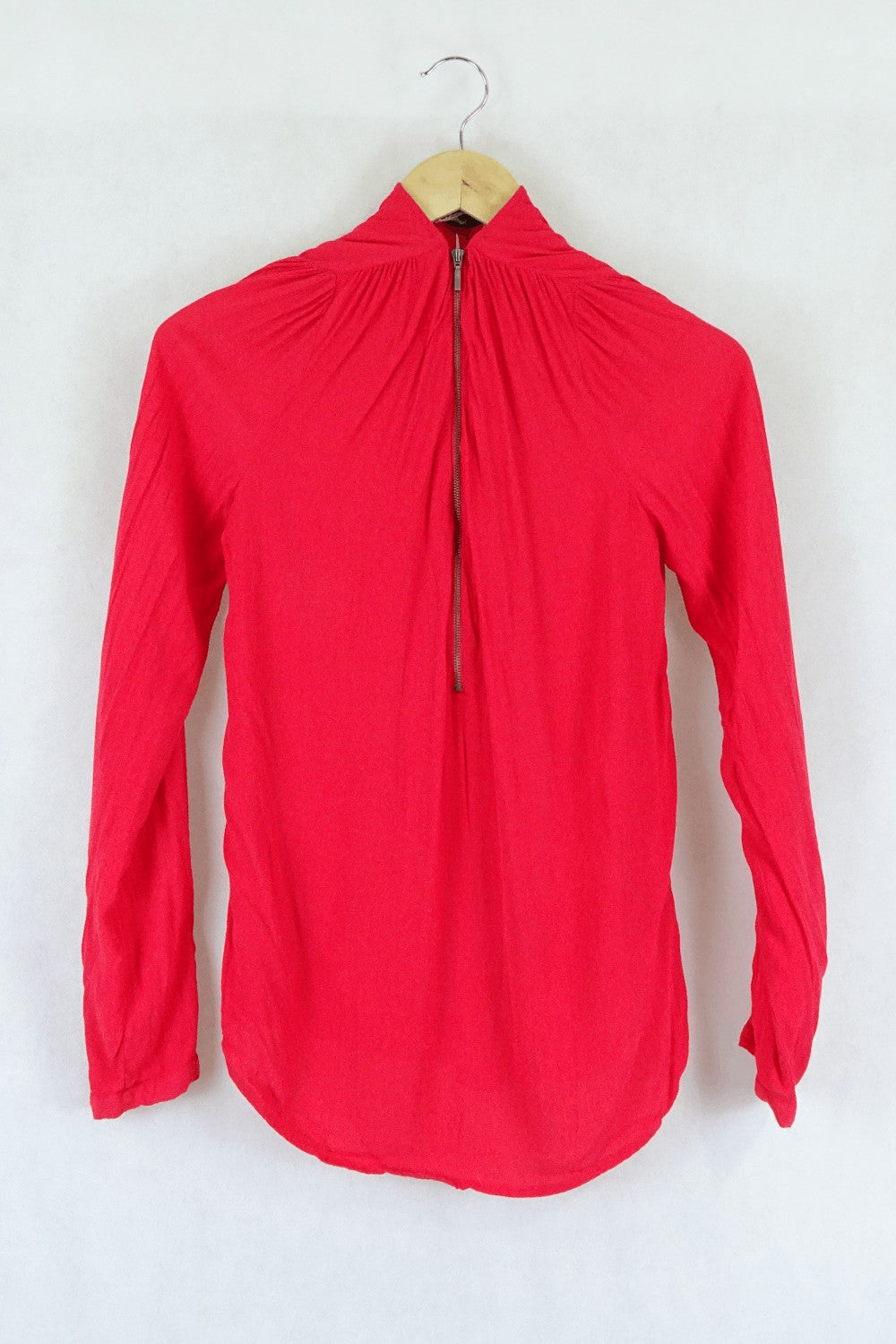 Sportsgirl Red Long Sleeve Top 10