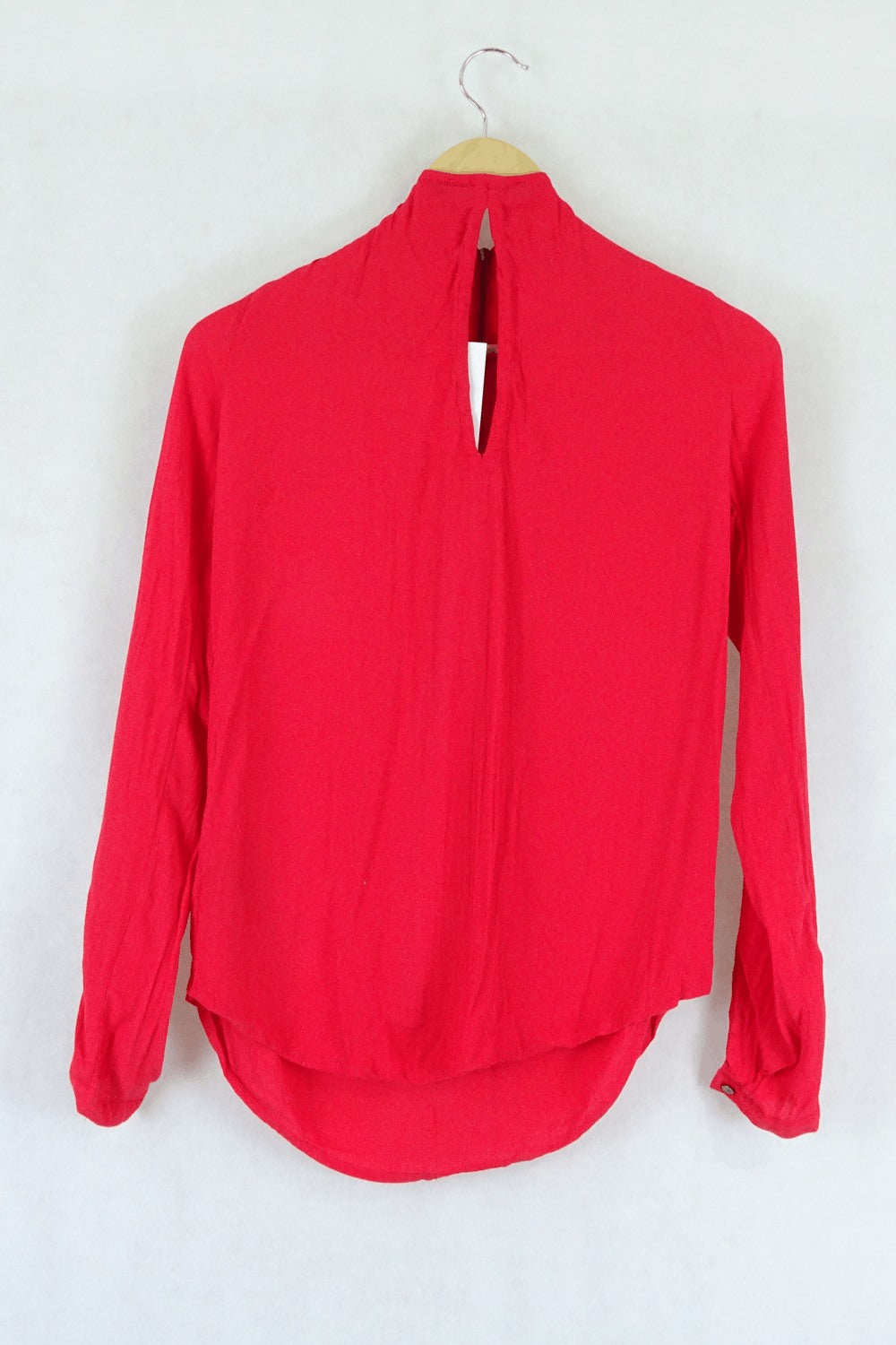 Sportsgirl Red Long Sleeve Top 10