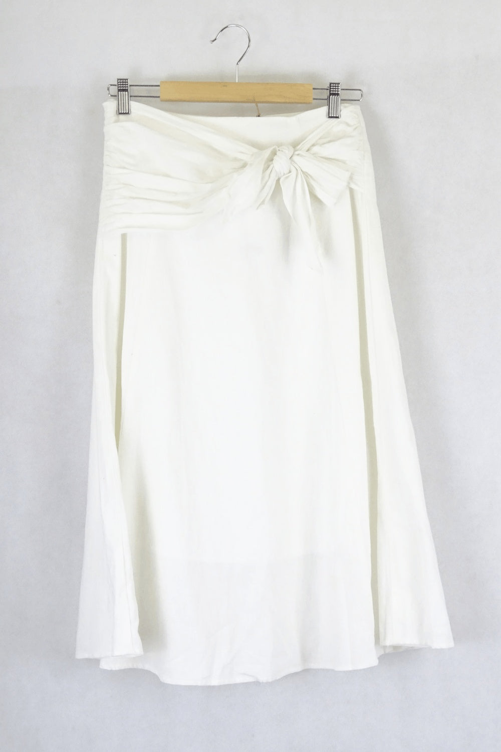 Urban Revivo White Linen Skirt 10