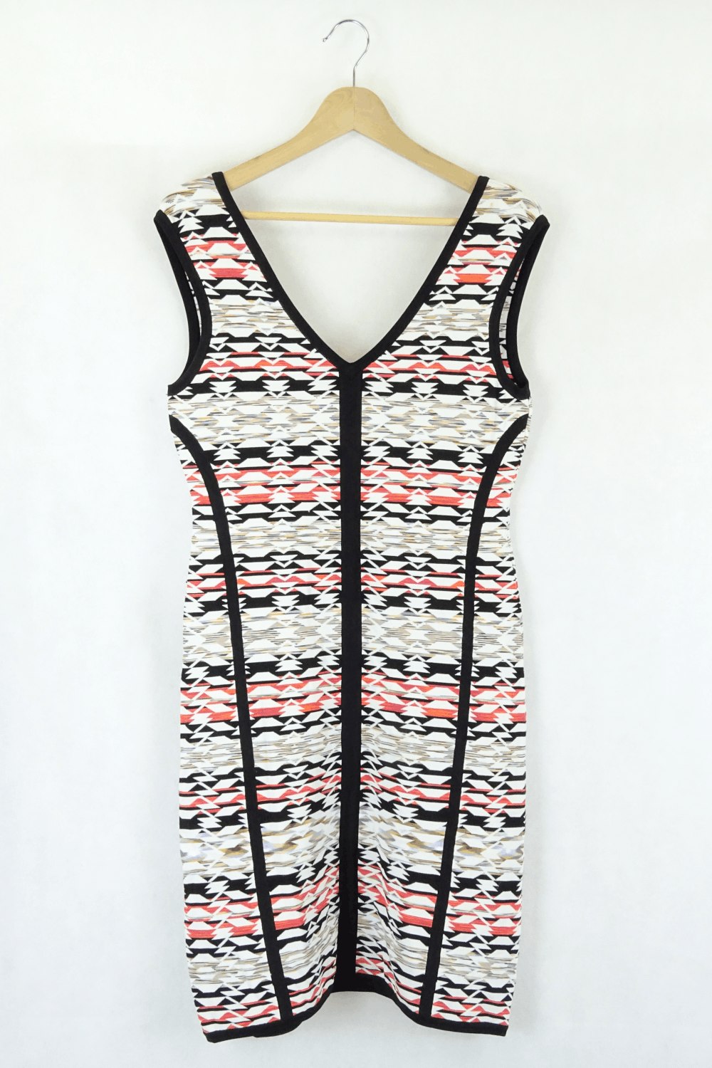 Manette Lepore Geometric Knit Dress M