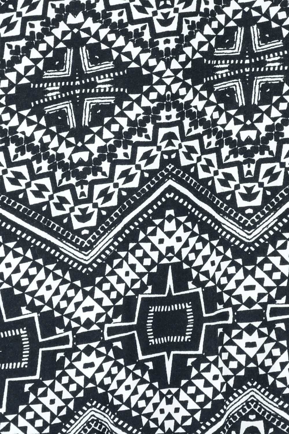 Abel The Label (ATL) Black And White Geometric Dress M