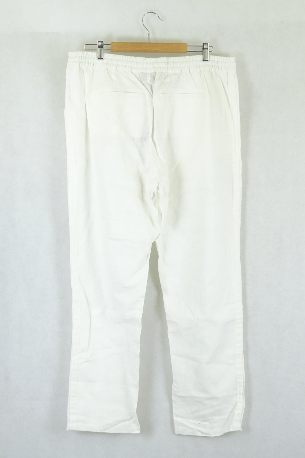Sara White Linen Pants 14
