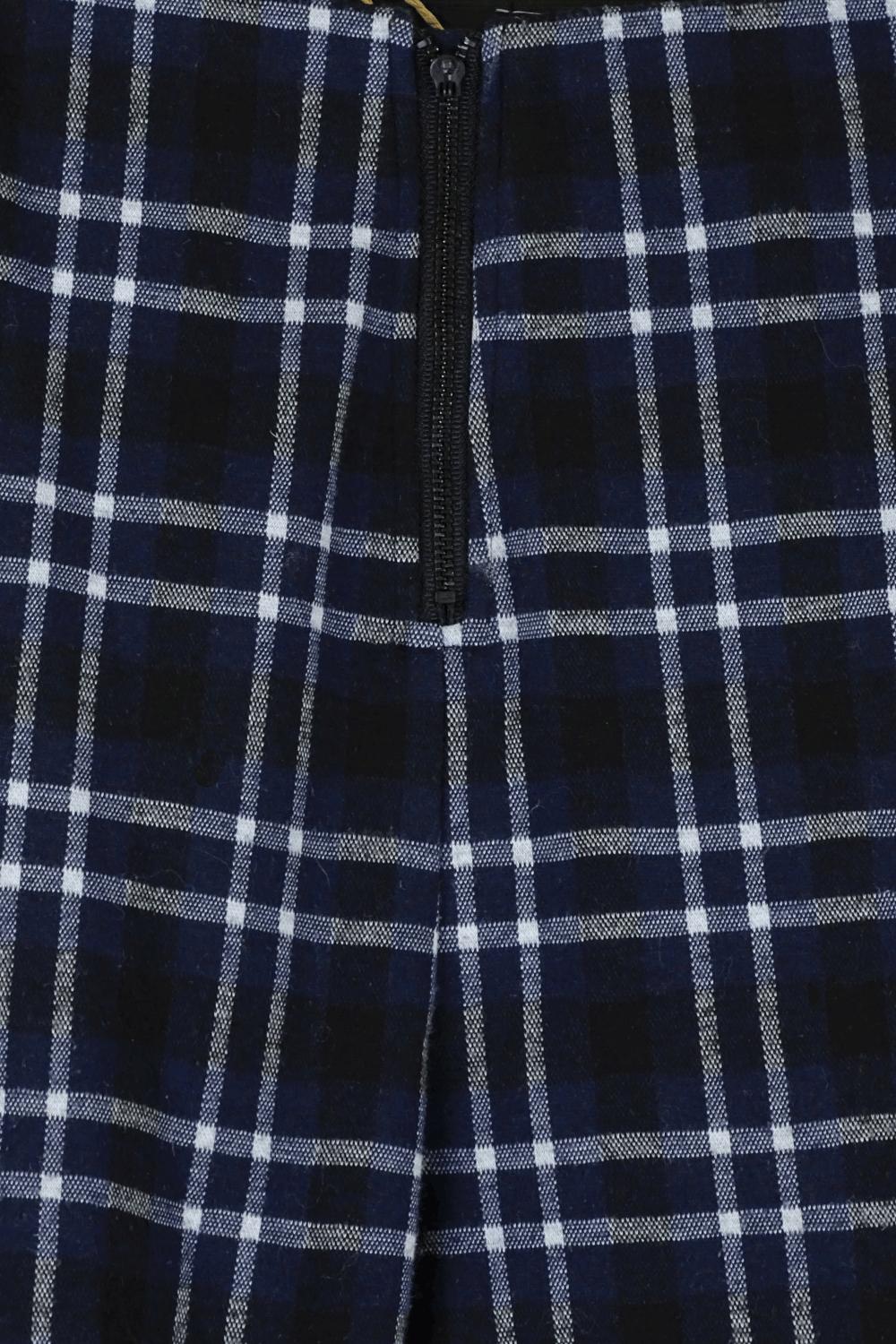 Glassons Navy Tartan Pants 8