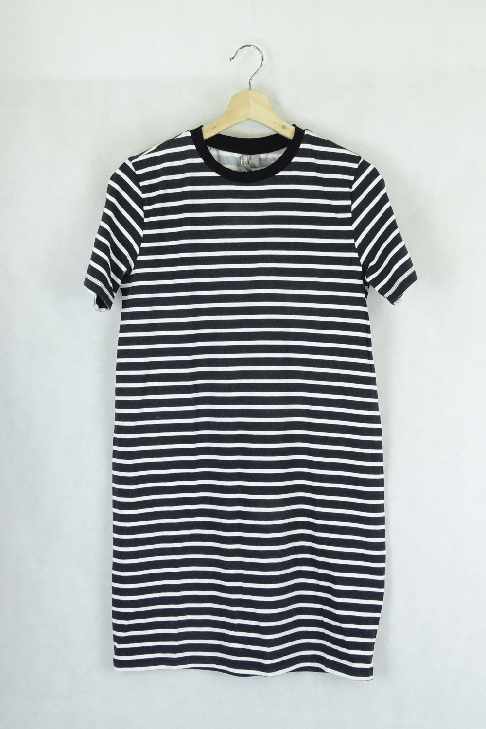 Asos Black And White Striped Dress 12