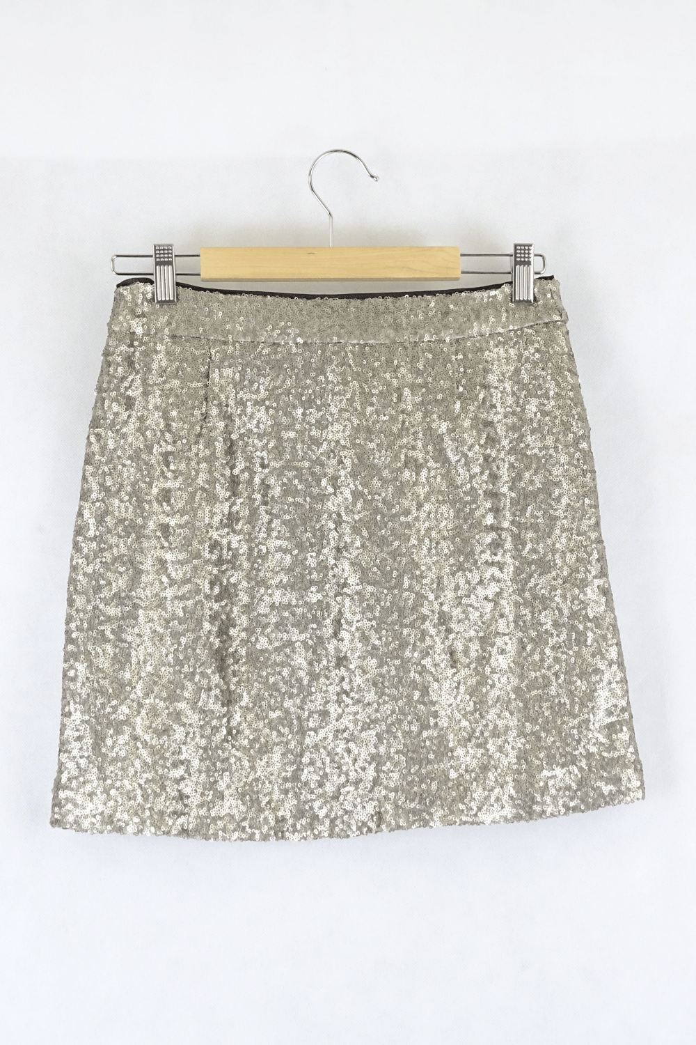 Next Gold Sequin Skirt 8