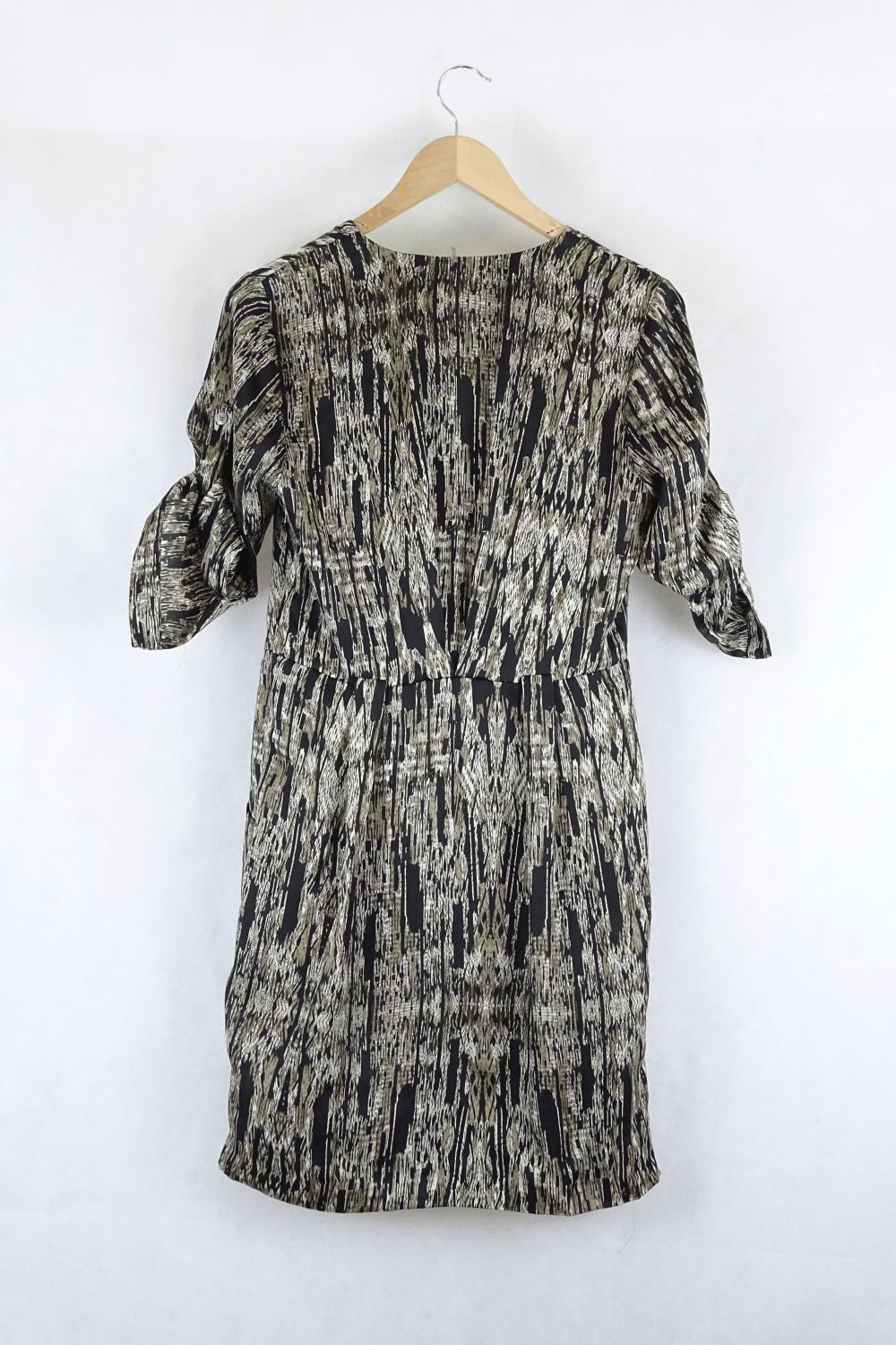 Karen Millen Brown Print Dress 12