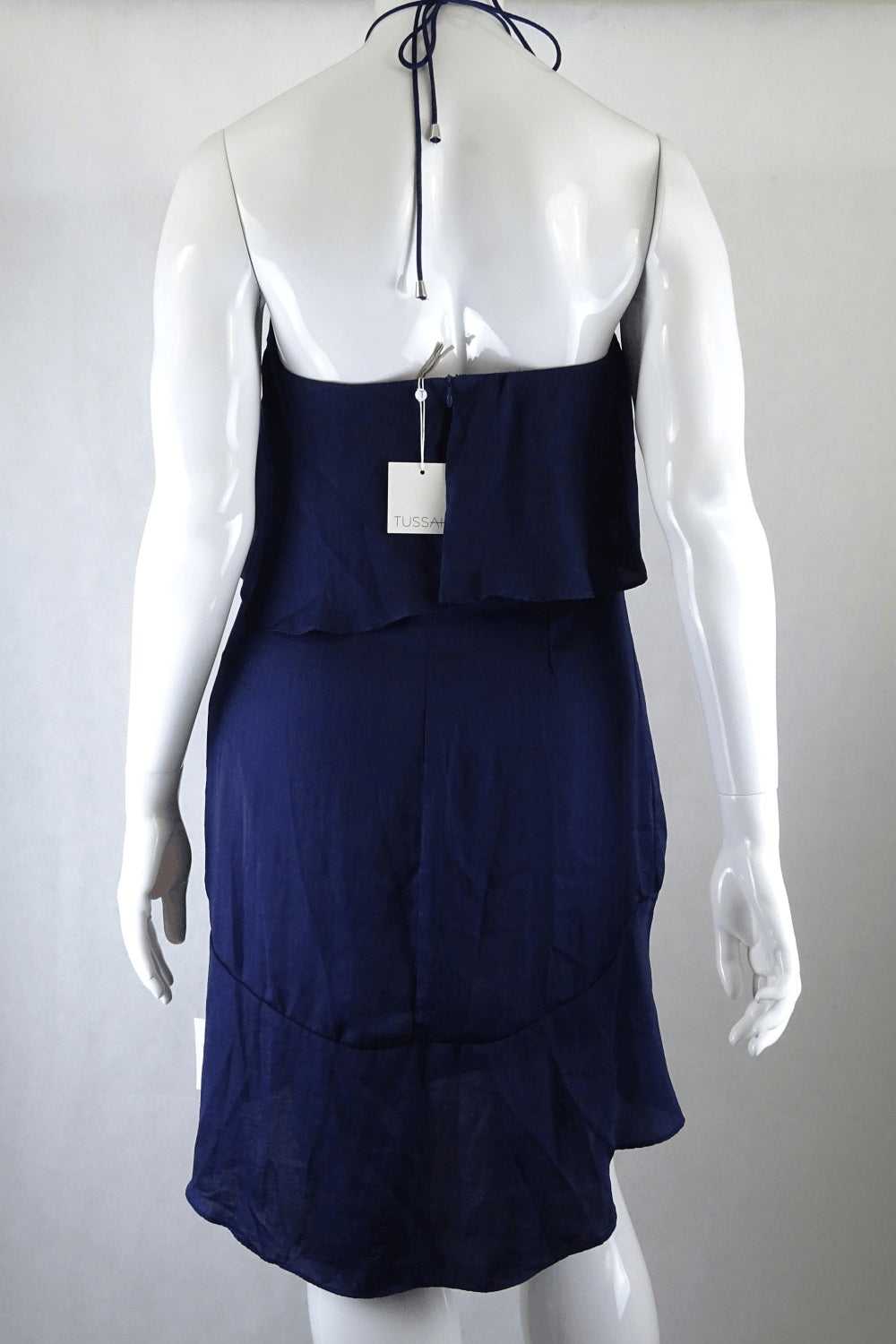 Tussah Navy Halter Dress 14