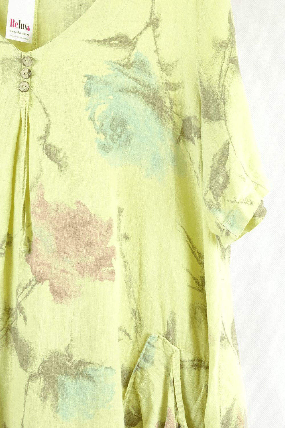 Made In Italy Yellow Top M