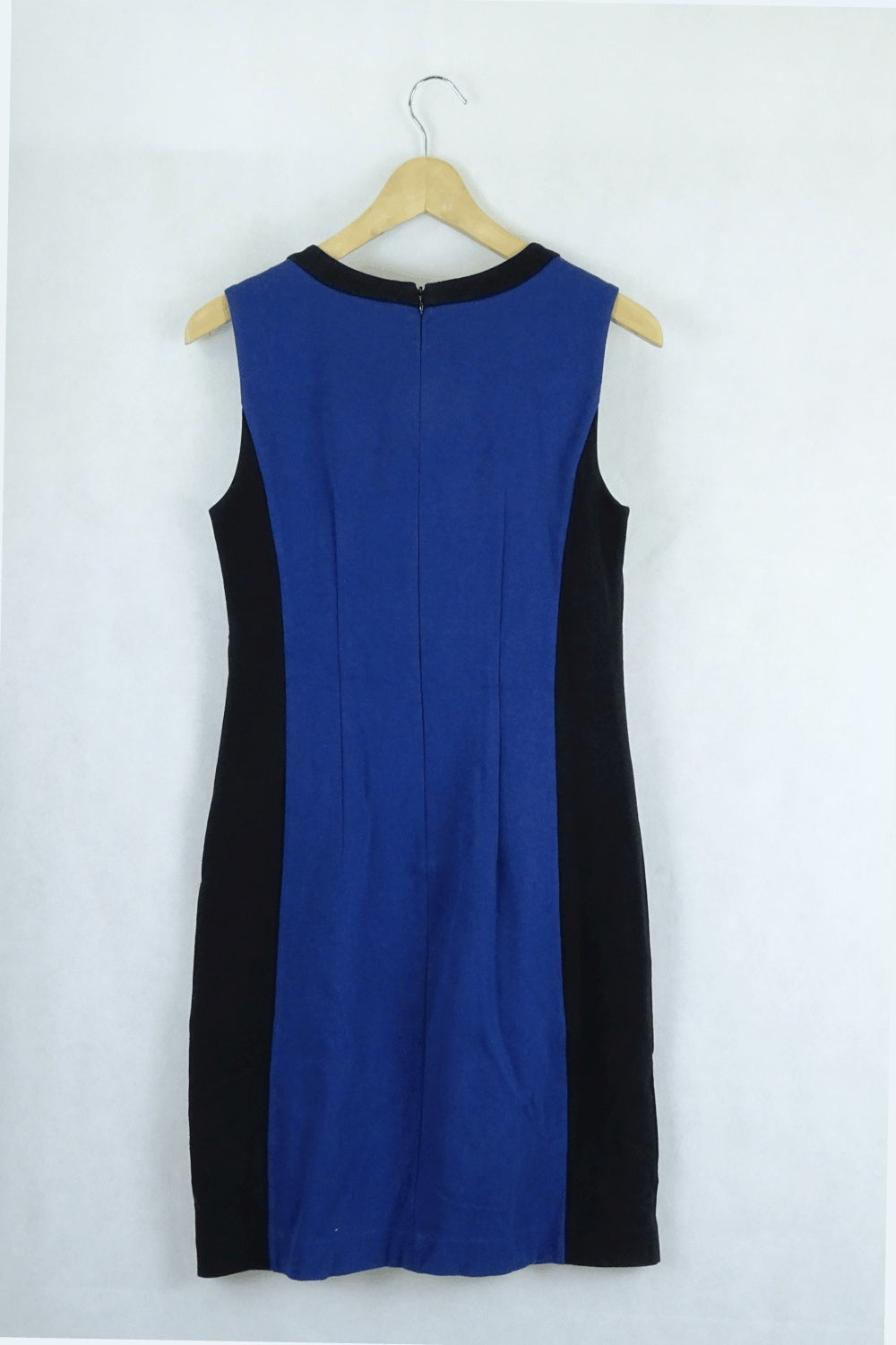 DKNY Donna Karan  Black And Blue Dress 4