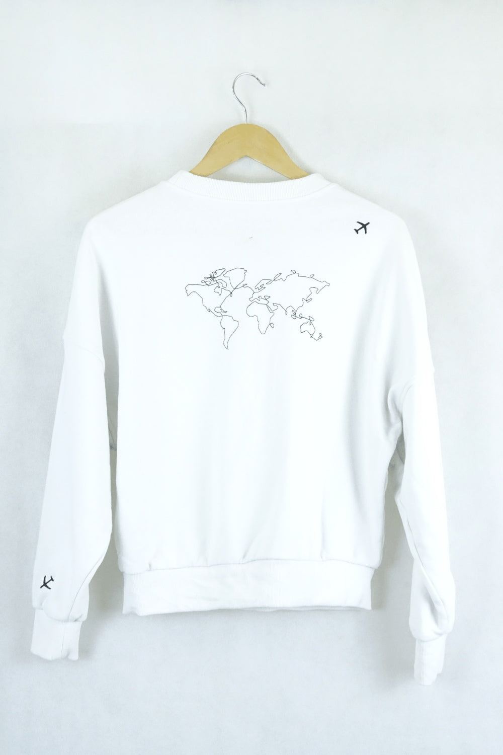 May Your Dreams Take Flight White Jumper M