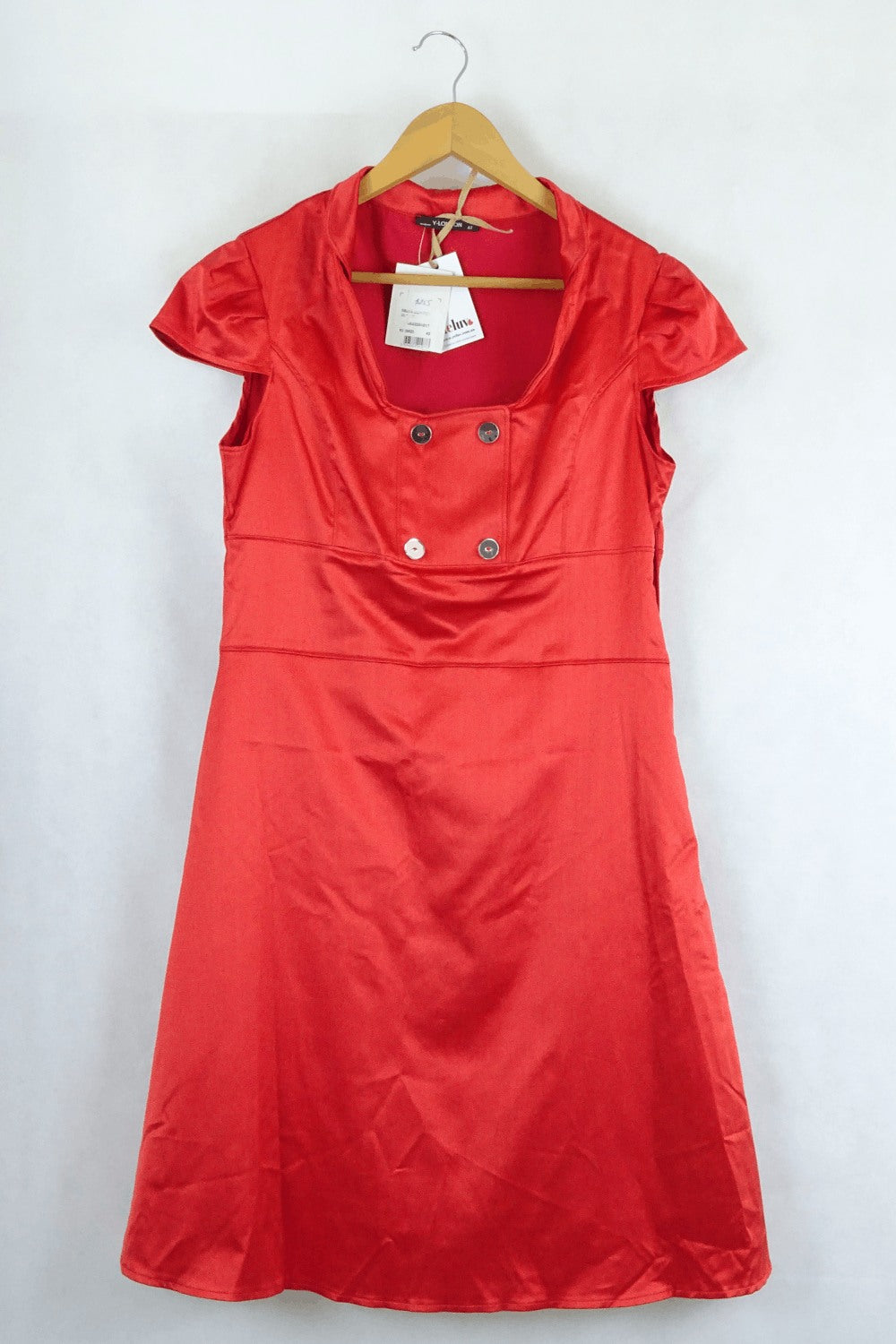 Y London Red Dress 42 (Au 14)