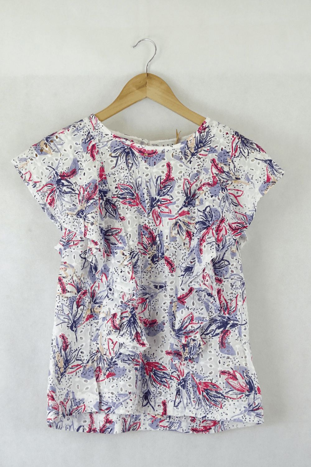 Serie Printed White Blouse 10